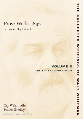 Book cover for Prose Works 1892: Volume II