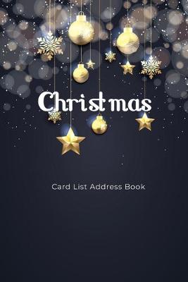 Cover of Christmas Card List Address Book