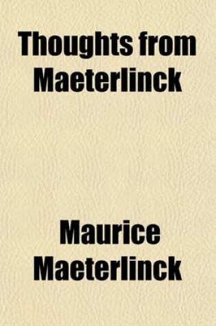 Cover of Thoughts from Maeterlinck