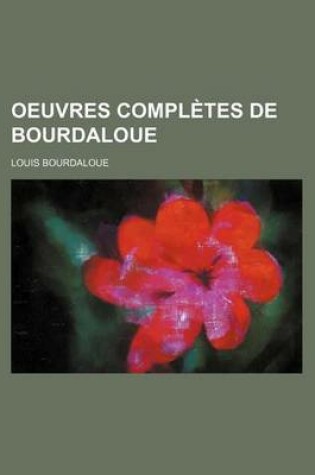 Cover of Oeuvres Completes de Bourdaloue (14)