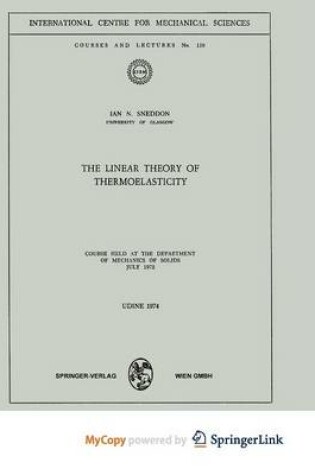 Cover of The Linear Theory of Thermoelasticity