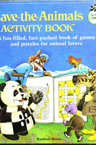 Cover of Save-The-Animals Activity Book