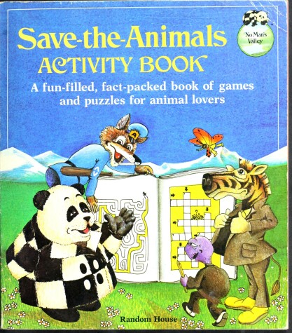 Book cover for Save-The-Animals Activity Book