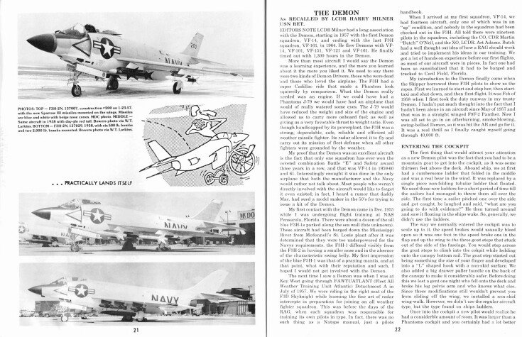 Book cover for McDonnell F3h Demon