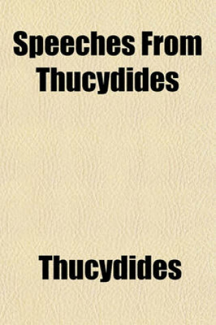 Cover of Speeches from Thucydides