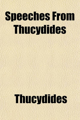 Book cover for Speeches from Thucydides