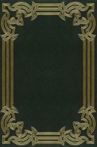 Cover of Gilded Green Blank Book