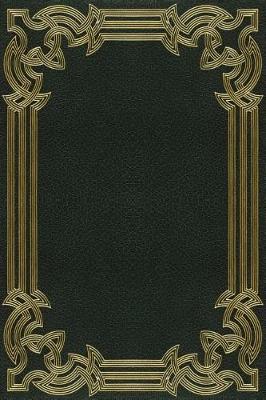 Book cover for Gilded Green Blank Book