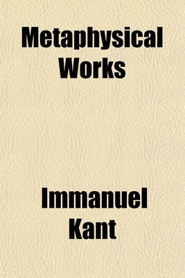 Book cover for Metaphysical Works