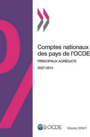 Cover of Comptes nationaux des pays de l'OCDE, Volume 2016 Num�ro 1