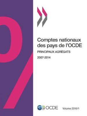 Cover of Comptes nationaux des pays de l'OCDE, Volume 2016 Num�ro 1