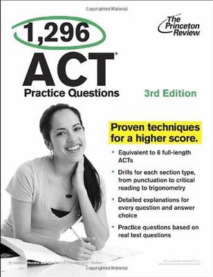 Book cover for 1,296 Act Practice Questions, 3Rd Edition