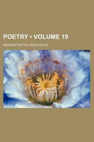 Cover of Poetry (Volume 19)