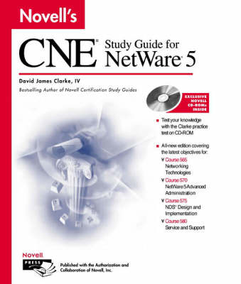 Cover of Novell's CNE Study Guide for NetWare 5