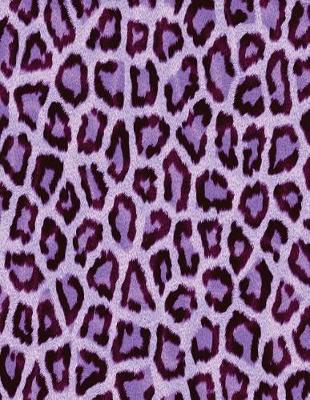 Cover of Purple Leopard Print Notebook