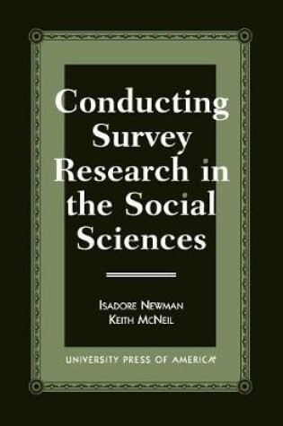 Cover of Conducting Survey Research in the Social Sciences