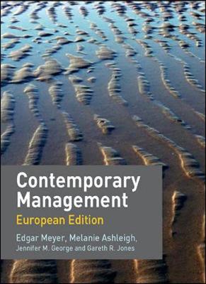 Book cover for Contemporary Management: European Edition