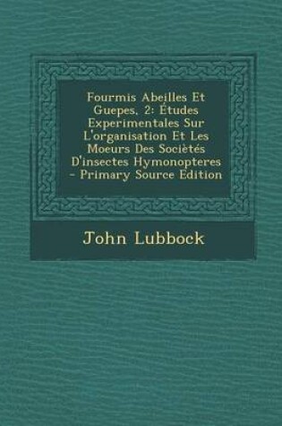 Cover of Fourmis Abeilles Et Guepes, 2