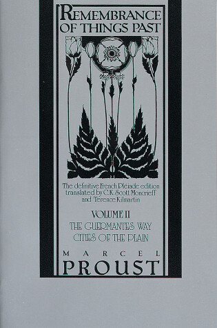 Cover of Remembrance of Things Past, Volume II