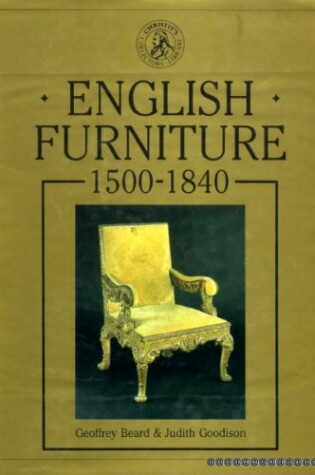 Cover of English Furniture, 1500-1840