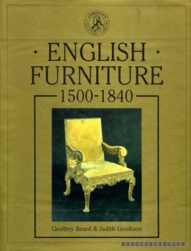 Book cover for English Furniture, 1500-1840