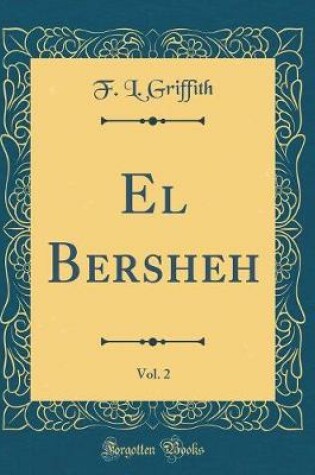 Cover of El Bersheh, Vol. 2 (Classic Reprint)