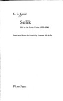 Book cover for Solik