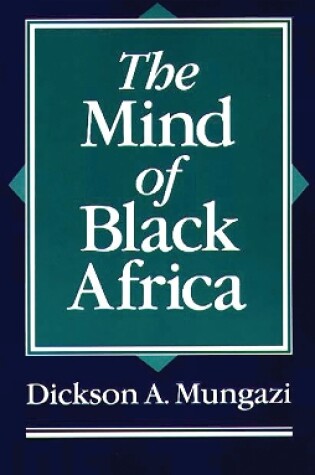 Cover of The Mind of Black Africa