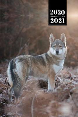 Cover of Wolf Wolves Week Planner Weekly Organizer Calendar 2020 / 2021 - Fixed View