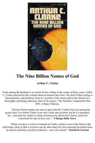 Cover of Nine Billion Names