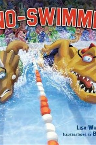 Cover of Dino-swimming Library Edition