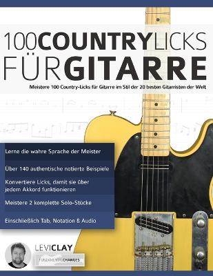 Book cover for 100 Country-Licks fur Gitarre