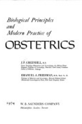 Cover of Biological Principles and Modern Practice of Obstetrics