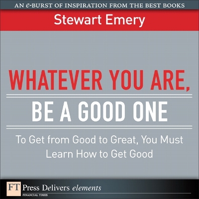 Book cover for Whatever You Are, Be a Good One