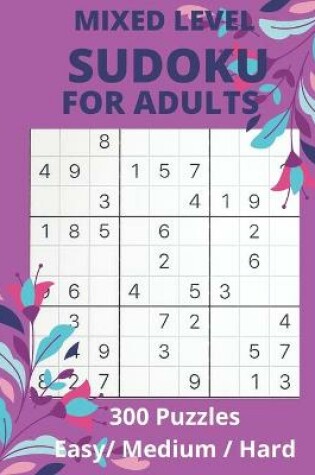 Cover of Mixed Level Sudoku For Adults