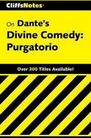 Cover of Cliffsnotes on Dante's Divine Comedy-Il Purgatorio