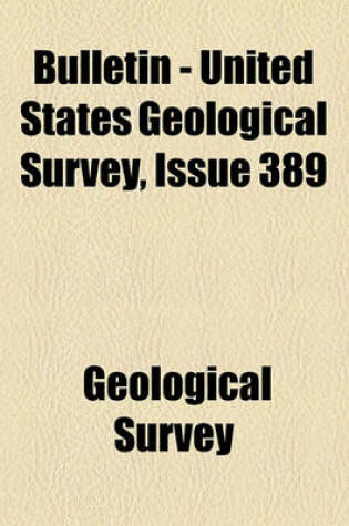 Cover of Bulletin - United States Geological Survey Volume 389