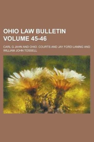 Cover of Ohio Law Bulletin Volume 45-46