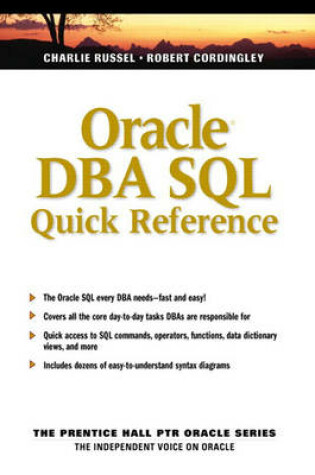 Cover of Oracle DBA SQL Quick Reference