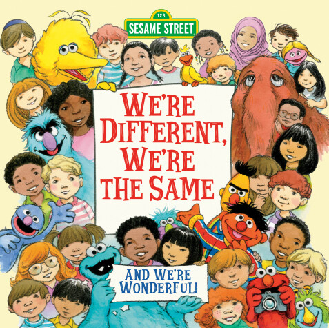 Book cover for We're Different, We're the Same (Sesame Street)