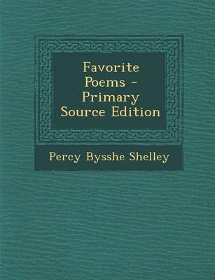 Book cover for Favorite Poems - Primary Source Edition