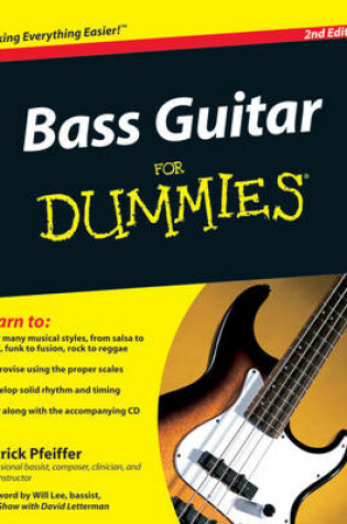 Cover of Bass Guitar Basics For Dummies