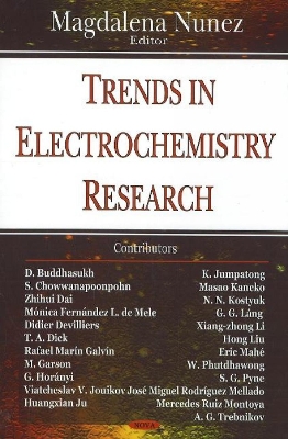 Book cover for Trends in Electrochemistry Research