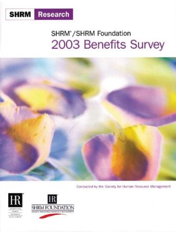 Book cover for 2003 Benefits Survey Report