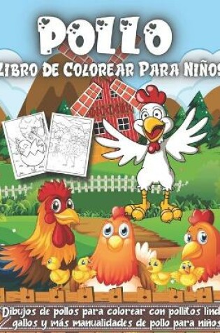 Cover of Pollo Libro De Colorear Para Niños