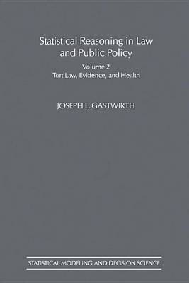 Book cover for Statistical Reasoning in Law and Public Policy