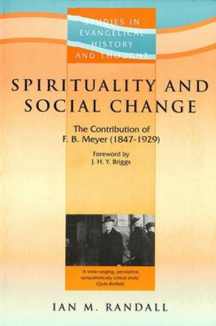 Cover of Spirituality and Social Change