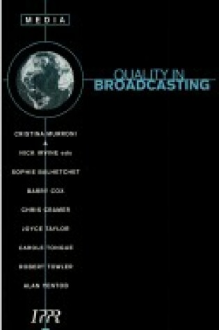 Cover of Quality in Broadcasting