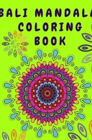 Cover of Bali Mandala Coloring Book