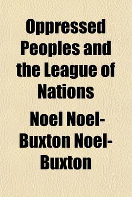 Book cover for Oppressed Peoples and the League of Nations